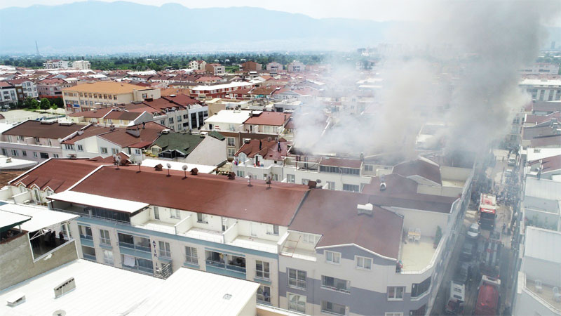 Bursa’da korku dolu anlar