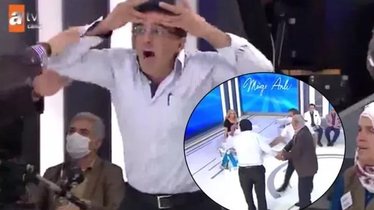 Müge Anlı’nın üzerine yürüdü! Güvenlik devreye girdi Müge Anlı’nın üzerine yürüdü! Güvenlik devreye girdi