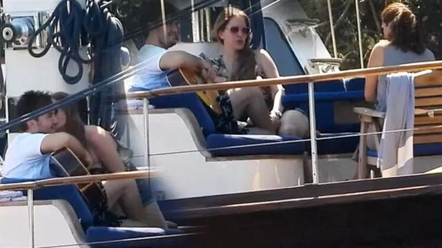 Romantik tatil! Öpmeye doyamadı Romantik tatil! Öpmeye doyamadı