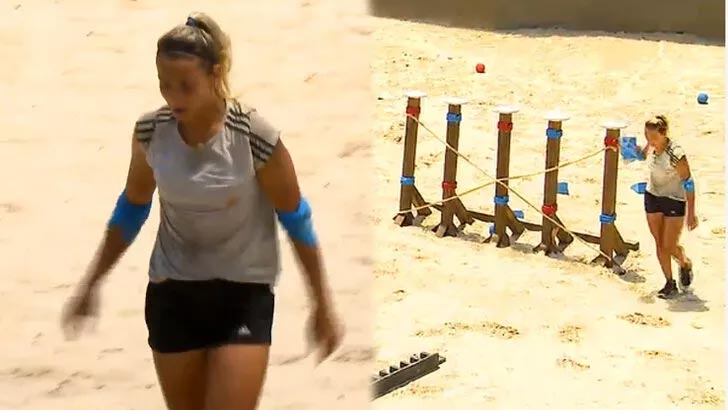 Survivor’da Cemal Can ile yarışan Evrim’den şaşırtan hareket