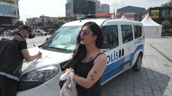 Maske takmamakta ısrar edince ceza yedi