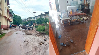 Şimdi de Gemlik! Sel suları önüne ne kattıysa götürdü