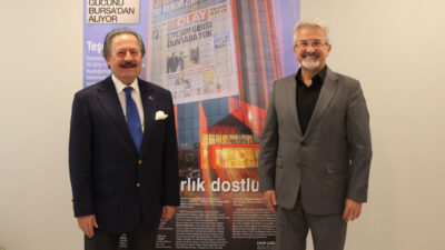 Nilüfer Belediye Başkanı Turgay Erdem’den Olay Medya’ya ziyaret