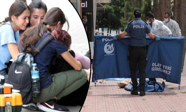 Üniversite kampüsünde feci ölüm! Yakınları sinir krizi geçirdi