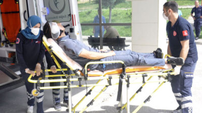 Akıl almaz olay! Tartıştığı postacının kulağını ısırarak kopardı