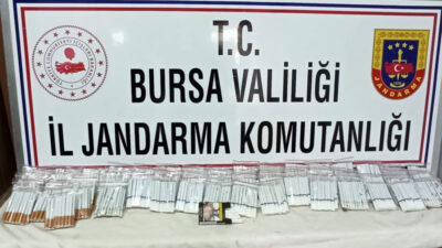 Bursa’da kaçak tütün satan kişiye para cezası