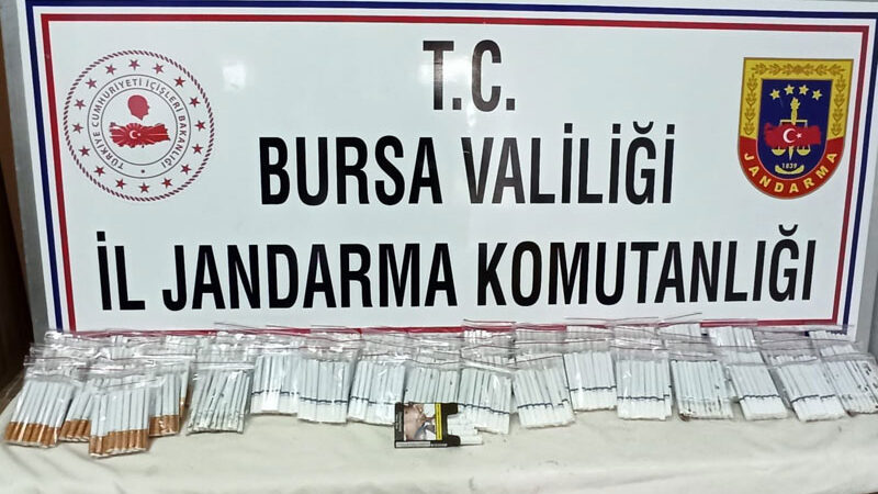 Bursa'nın Orhangazi ilçesinde, kaçak tütün satan kişiye 5 bin lira
