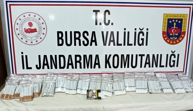 Bursa’da kaçak tütün satan kişiye para cezası