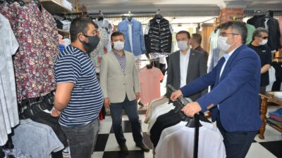 Başkan Yılmaz’ın esnaf ziyaretleri sürüyor