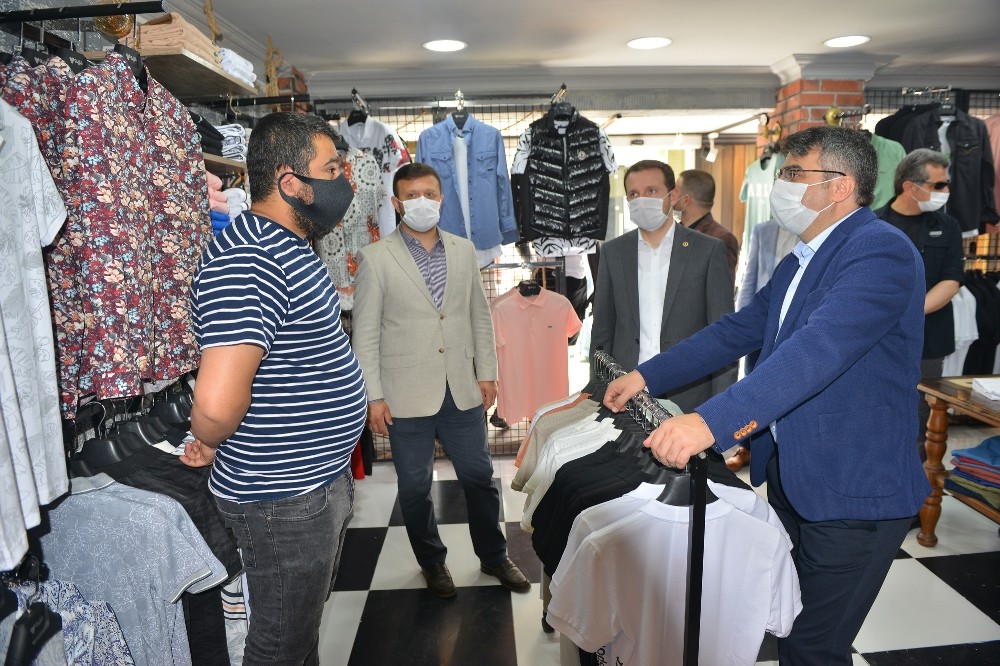 Başkan Yılmaz’ın esnaf ziyaretleri sürüyor