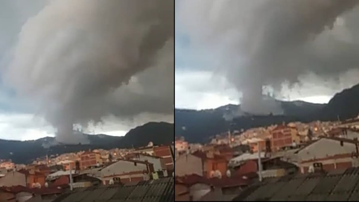 Bursa’da ilginç görüntü! O anlar kamerada…