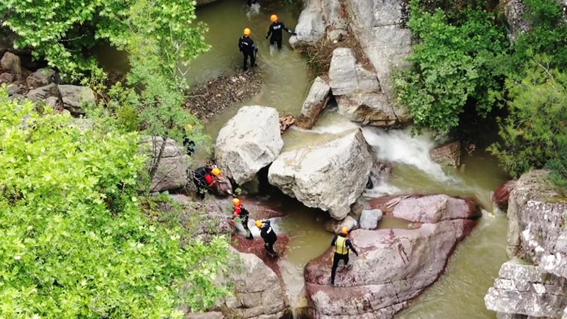 Bursa’daki arama çalışmalarında sel alarmı