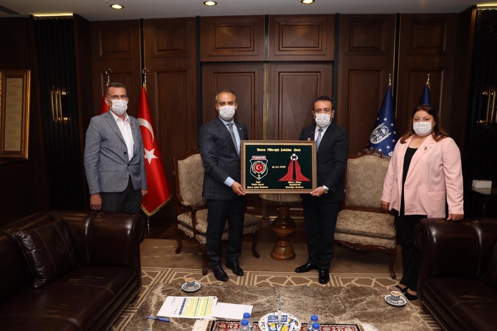 Büyükşehir’e şehitlik teşekkürü