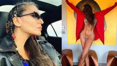 Bikinili pozuyla dikkat çekti