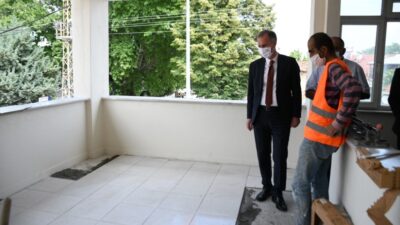 Hamamlı Mahalle Konağı yenileniyor