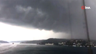 Meteoroloji uyarmıştı… Kara bulutlar şehrin üzerini kapladı