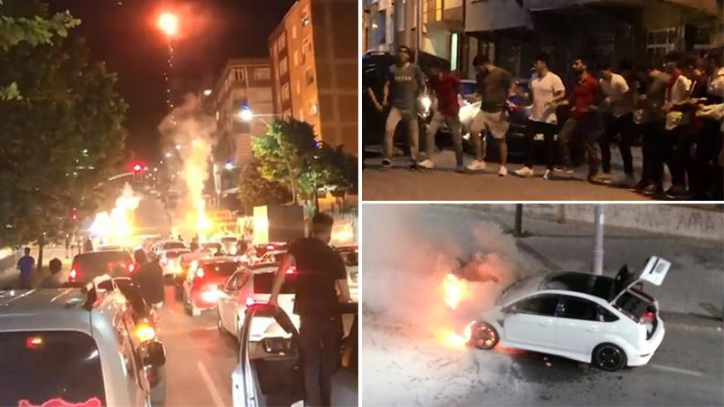 Akıl almaz görüntüler! Ortalık savaş alanına döndü