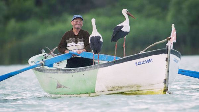 Kısıtlama kalktı, Adem Amca ile Yaren leylek buluştu Bursa’da koronavirüs tedbirleri kapsamında 65 yaş ve üzerine uygulanan sokağa