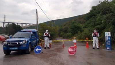 O ilimizde bir sokak karantinaya alındı