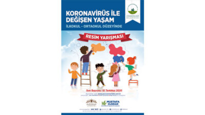 Çocuklar koronavirüs ile değişen yaşamlarını resmedecek