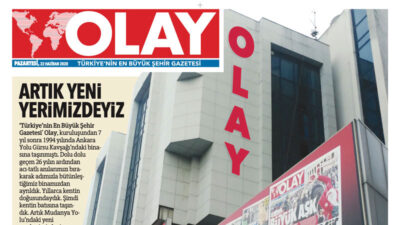 Olay artık yeni yerinde!
