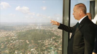 Cumhurbaşkanı Erdoğan Çamlıca Kulesi’ni inceledi