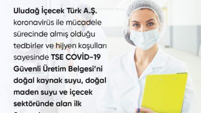 Uludağ İçecek’ten bir ilk daha…