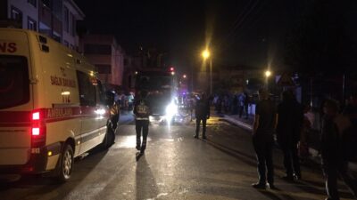 Bursa’da korkutan yangın! Mahalleli sokağa döküldü….