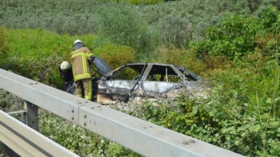Bursa’da faciaya ramak kala! Yanmak üzereyken…