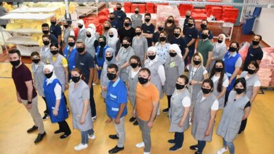 Yeşim’in maskeleri ihracattan önce çalışanlarına