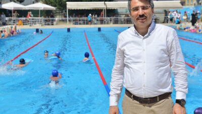 Yıldırım’da sosyal mesafeli yüzme dönemi