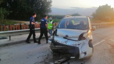 İnegöl’de trafik kazası: 1 yaralı