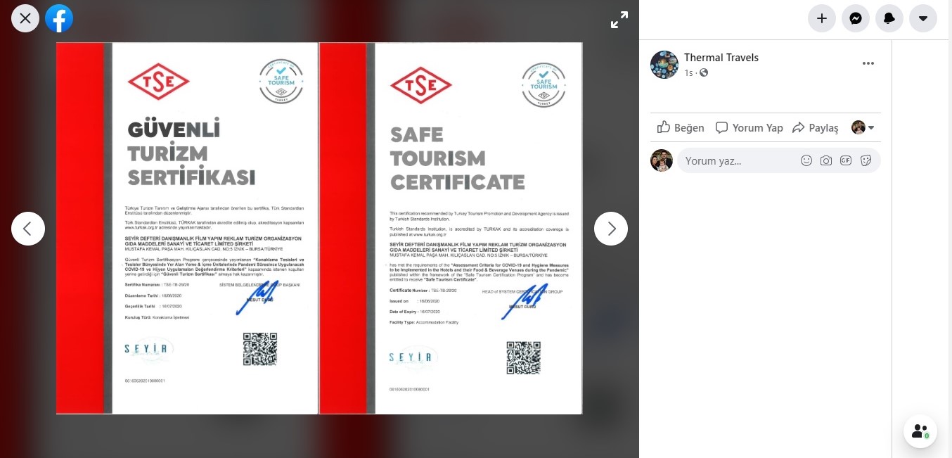 Güvenli turizme uluslararası tanıtım