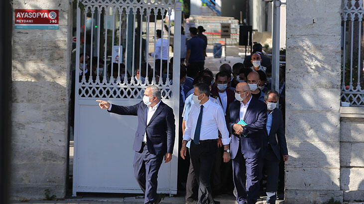 Ayasofya Camisi açılışa hazırlanıyor! Koordinasyon toplantısı yapıldı