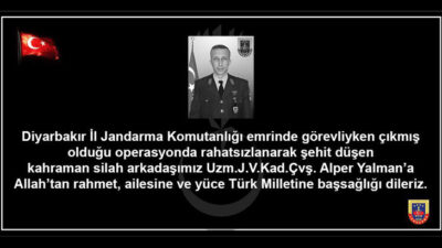 Operasyonda rahatsızlanan asker şehit oldu