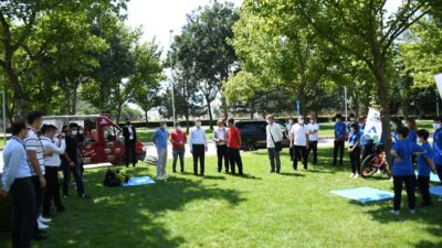 DOSTUM bisiklet takımının yeni toplanma yeri Kültürpark