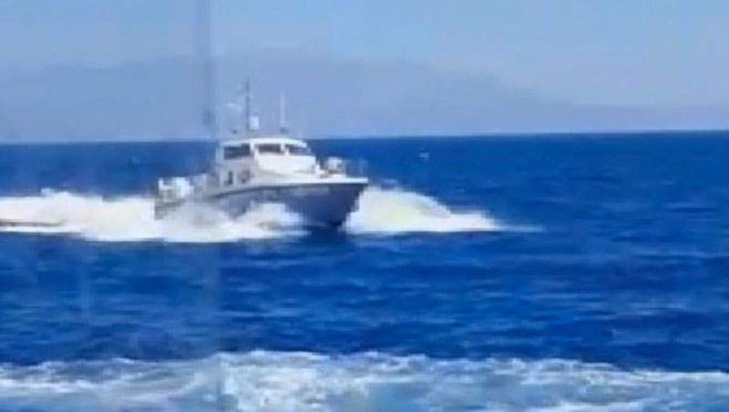 Yunan botundan Türk balıkçılara taciz