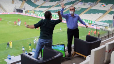 Başkanların büyük sevincİ