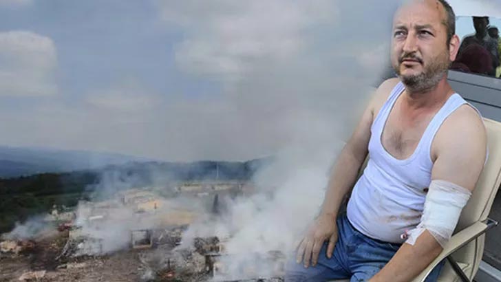 Felaket anını paylaştı! ‘Baktığımda fabrika yerinde yoktu’