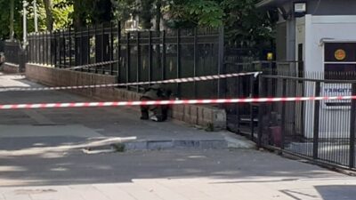 Yargıtay binası önünde hareketli dakikalar