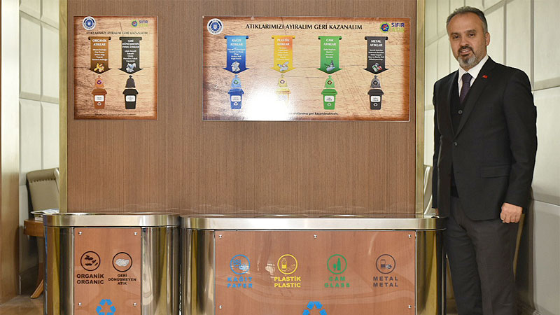 Atıklar sıfırlandı, 216 ağaç kurtarıldı