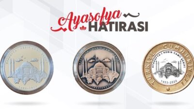 Ayasofya Camisi özel parası basıldı