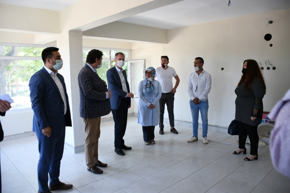 Bilalköy Mahalle konağı yenileniyor Bilalköy Mahalle konağı yenileniyor