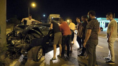 Bursa’da feci kaza!