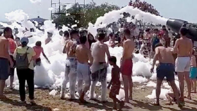 Bursa’da şoke eden görüntüler! Koronayı hiçe sayıp…