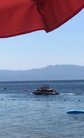 Bursa sahillerinde jet skili tacizci şoku