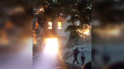 Bursa’da korku dolu anlar!