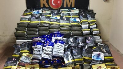 Bursa’da 186 kilo bandrolsüz tütün ele geçirildi