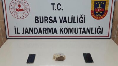 Bursa’da lavaş arası 500 gr esrar ele geçirildi: 2 gözaltı