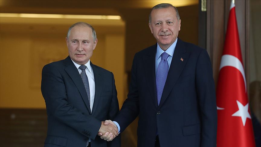 Cumhurbaşkanı Erdoğan, Putin ile görüştü Cumhurbaşkanı Erdoğan, Putin ile görüştü